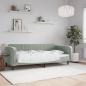 Preview: ARDEBO.de - Tagesbett Hellgrau 90x200 cm Samt