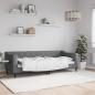 Preview: ARDEBO.de - Tagesbett Dunkelgrau 80x200 cm Stoff