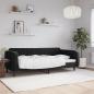 Preview: ARDEBO.de - Tagesbett Schwarz 90x190 cm Samt