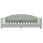 Preview: Tagesbett Hellgrau 90x200 cm Samt