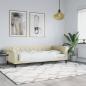 Preview: ARDEBO.de - Tagesbett Creme 80x200 cm Kunstleder
