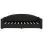 Preview: Tagesbett Schwarz 90x190 cm Stoff