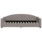 Preview: Tagesbett Taupe 80x200 cm Stoff