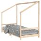 Preview: Kinderbett 90x200 cm Massivholz Kiefer