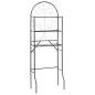 Preview: ARDEBO.de - Toilettenregal Schwarz 60x33x174 cm
