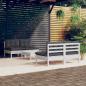 Preview: ARDEBO.de - 5-tlg. Garten-Lounge-Set mit Anthrazit Kissen Kiefernholz