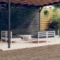 Preview: ARDEBO.de - 9-tlg. Garten-Lounge-Set mit Anthrazit Kissen Kiefernholz