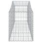 Preview: Gabionen mit Hochbogen 11 Stk. 200x50x60/80 cm Verzinktes Eisen