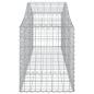 Preview: Gabionen mit Hochbogen 15 Stk. 200x50x60/80 cm Verzinktes Eisen