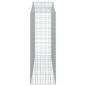 Preview: Gabionen mit Hochbogen 5 Stk. 200x50x140/160cm Verzinktes Eisen