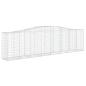 Preview: Gabionen mit Hochbogen 6 Stk. 400x50x100/120cm Verzinktes Eisen