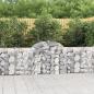 Preview: ARDEBO.de - Gabionen mit Hochbogen 6 Stk. 200x30x80/100 cm Verzinktes Eisen