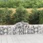 Preview: ARDEBO.de - Gabionen mit Hochbogen 10 Stk. 200x50x60/80 cm Verzinktes Eisen