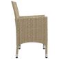 Preview: 5-tlg. Garten-Essgruppe Beige