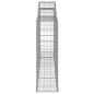 Preview: Gabionen mit Hochbogen 20 Stk 300x30x100/120cm Verzinktes Eisen