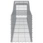 Preview: Gabionen mit Hochbogen 9 Stk. 400x50x60/80cm Verzinktes Eisen