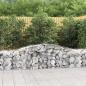 Preview: ARDEBO.de - Gabionen mit Hochbogen 20 Stk. 400x50x60/80cm Verzinktes Eisen