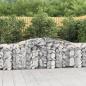 Preview: ARDEBO.de - Gabionen mit Hochbogen 8 Stk. 400x50x80/100cm Verzinktes Eisen