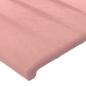 Preview: Kopfteil mit Ohren Rosa 83x23x78/88 cm Samt
