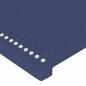 Preview: Kopfteil mit Ohren Blau 147x16x118/128 cm Stoff