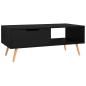 Preview: Couchtisch Schwarz 100x49,5x43 cm Holzwerkstoff