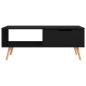 Preview: Couchtisch Schwarz 100x49,5x43 cm Holzwerkstoff
