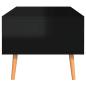 Preview: Couchtisch Hochglanz-Schwarz 100x49,5x43 cm Holzwerkstoff