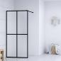 Preview: ARDEBO.de - Duschwand für Walk-in Dusche Mattes Sicherheitsglas 118x190 cm