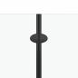 Preview: Faltbare Duschkabine 2 Paneele ESG 95x140 cm Schwarz