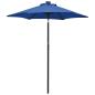 Preview: ARDEBO.de - Sonnenschirm mit LED-Beleuchtung Azurblau 200x211 cm Alu