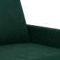 Preview: 2-Sitzer-Sofa Dunkelgr?n 120 cm Samt