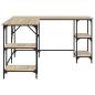 Preview: Schreibtisch Sonoma-Eiche 139x139x75 cm Holzwerkstoff
