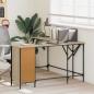 Preview: ARDEBO.de - Schreibtisch Sonoma-Eiche 141x141x75 cm Holzwerkstoff