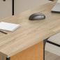Preview: Schreibtisch Sonoma-Eiche 141x141x75 cm Holzwerkstoff