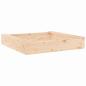 Preview: Sandkasten mit Sitzen Quadratisch Massivholz Kiefer