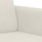 Preview: 2-Sitzer-Sofa Creme 120 cm Samt
