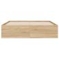 Preview: Bettgestell mit Schubladen Sonoma-Eiche 135x190cm Holzwerkstoff