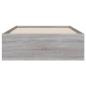 Preview: Bettgestell mit Schubladen Grau Sonoma 90x190 cm Holzwerkstoff