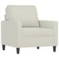 Preview: Sessel Creme 60 cm Samt