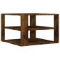 Preview: Couchtisch Räuchereiche 58x58x40 cm Holzwerkstoff
