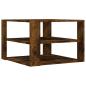 Preview: Couchtisch Räuchereiche 58x58x40 cm Holzwerkstoff