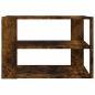 Preview: Couchtisch Räuchereiche 58x58x40 cm Holzwerkstoff