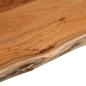 Preview: Waschtischplatte 110x60x2,5 cm Rechteckig Massivholz Akazie