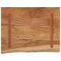 Preview: Wandregal 40x30x3,8 cm Rechteckig Massivholz Akazie Baumkante