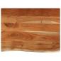 Preview: Waschtischplatte 70x60x3,8 cm Rechteckig Massivholz Akazie