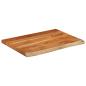 Preview: Waschtischplatte 70x60x3,8 cm Rechteckig Massivholz Akazie