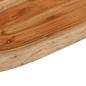 Preview: Waschtischplatte 70x60x3,8 cm Rechteckig Massivholz Akazie