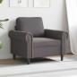 Preview: Sessel Grau 60 cm Kunstleder