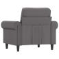 Preview: Sessel Grau 60 cm Kunstleder