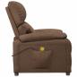 Preview: Massagesessel Braun Stoff